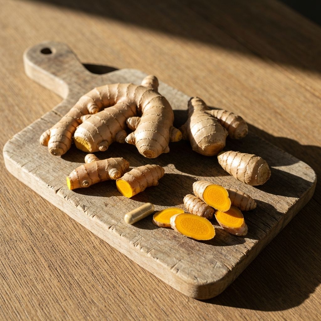 Natural roots and turmeric